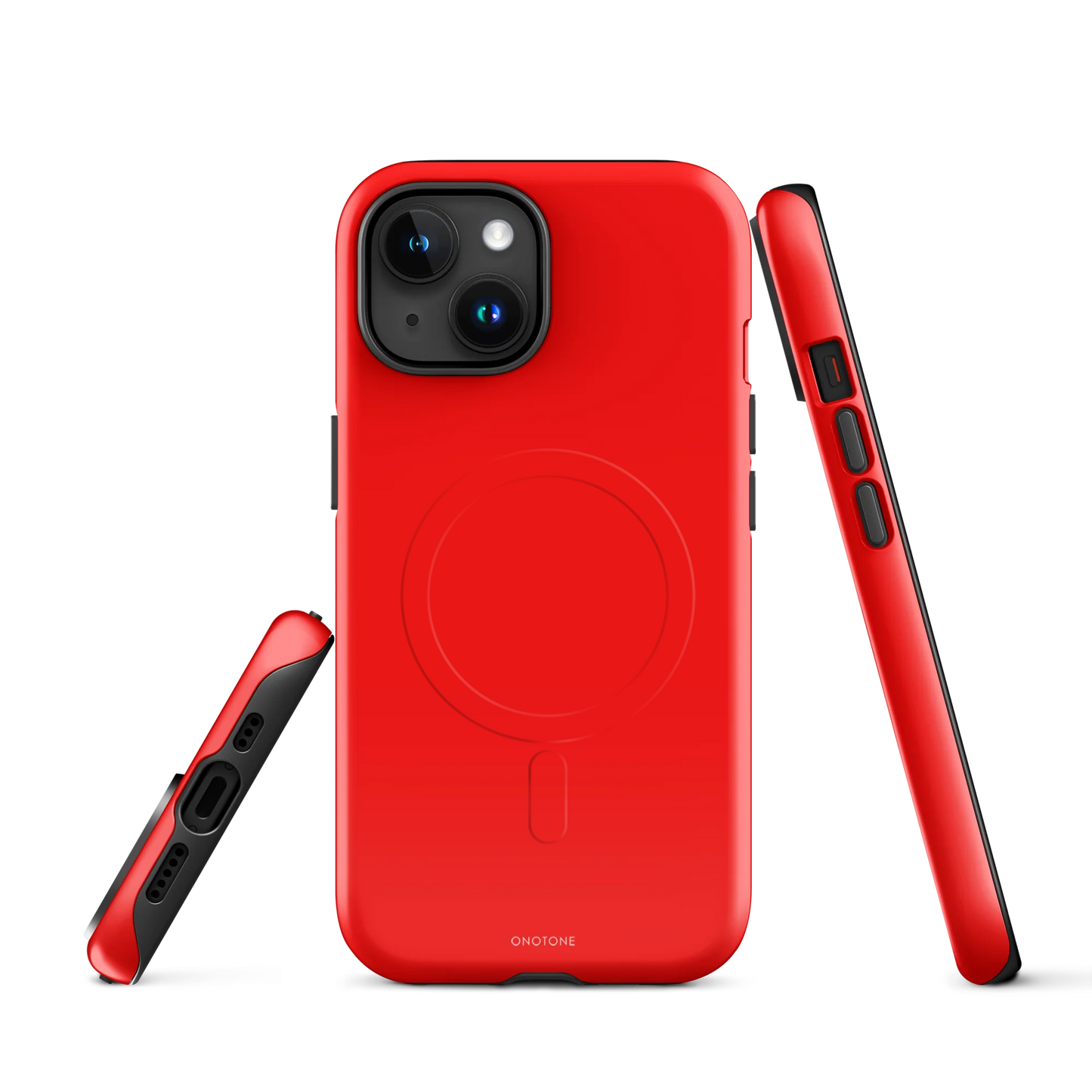 Neon Red iPhone Case