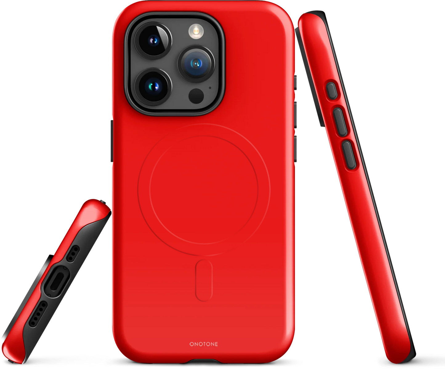 Neon Red iPhone Case