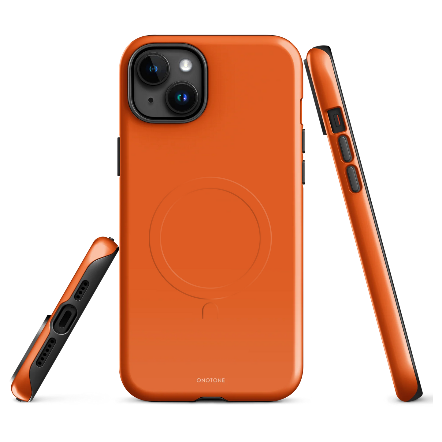 Neon Orange iPhone Case