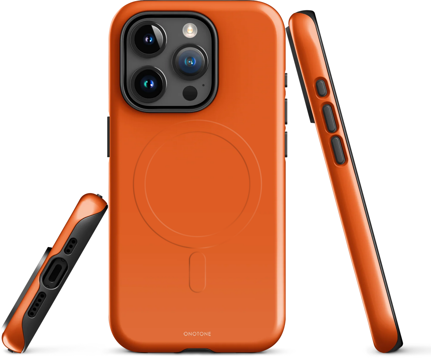 Neon Orange iPhone Case