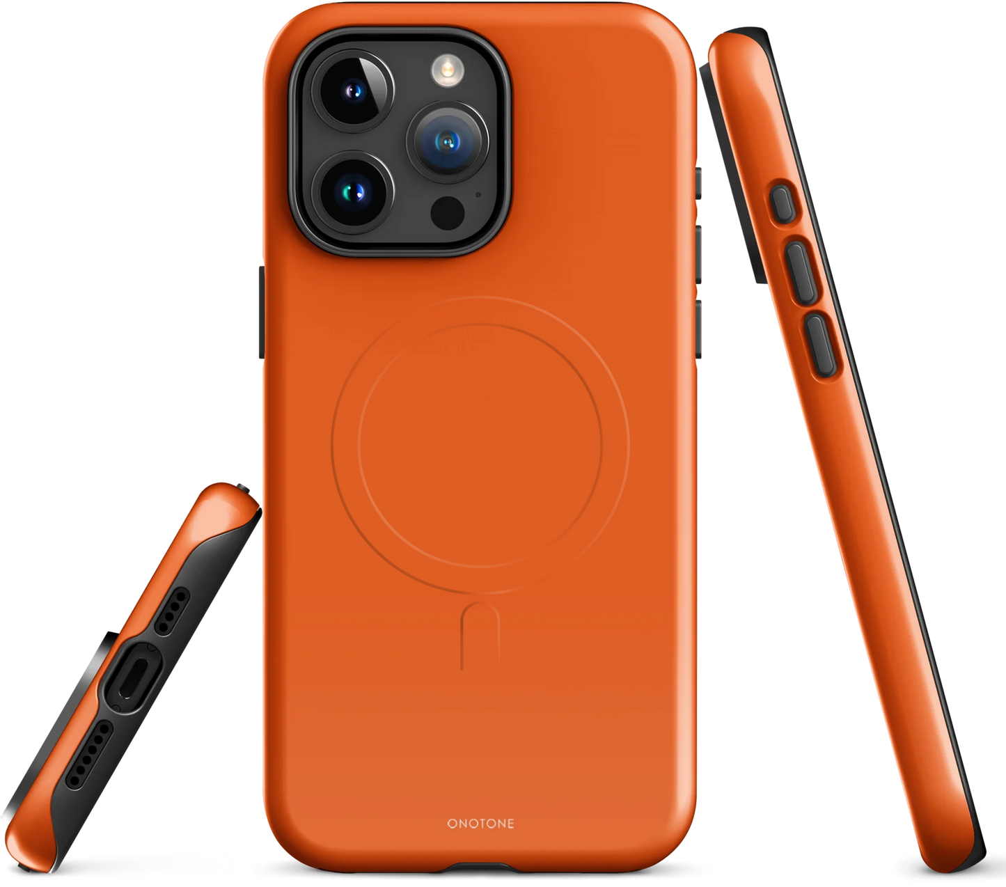 Neon Orange iPhone Case