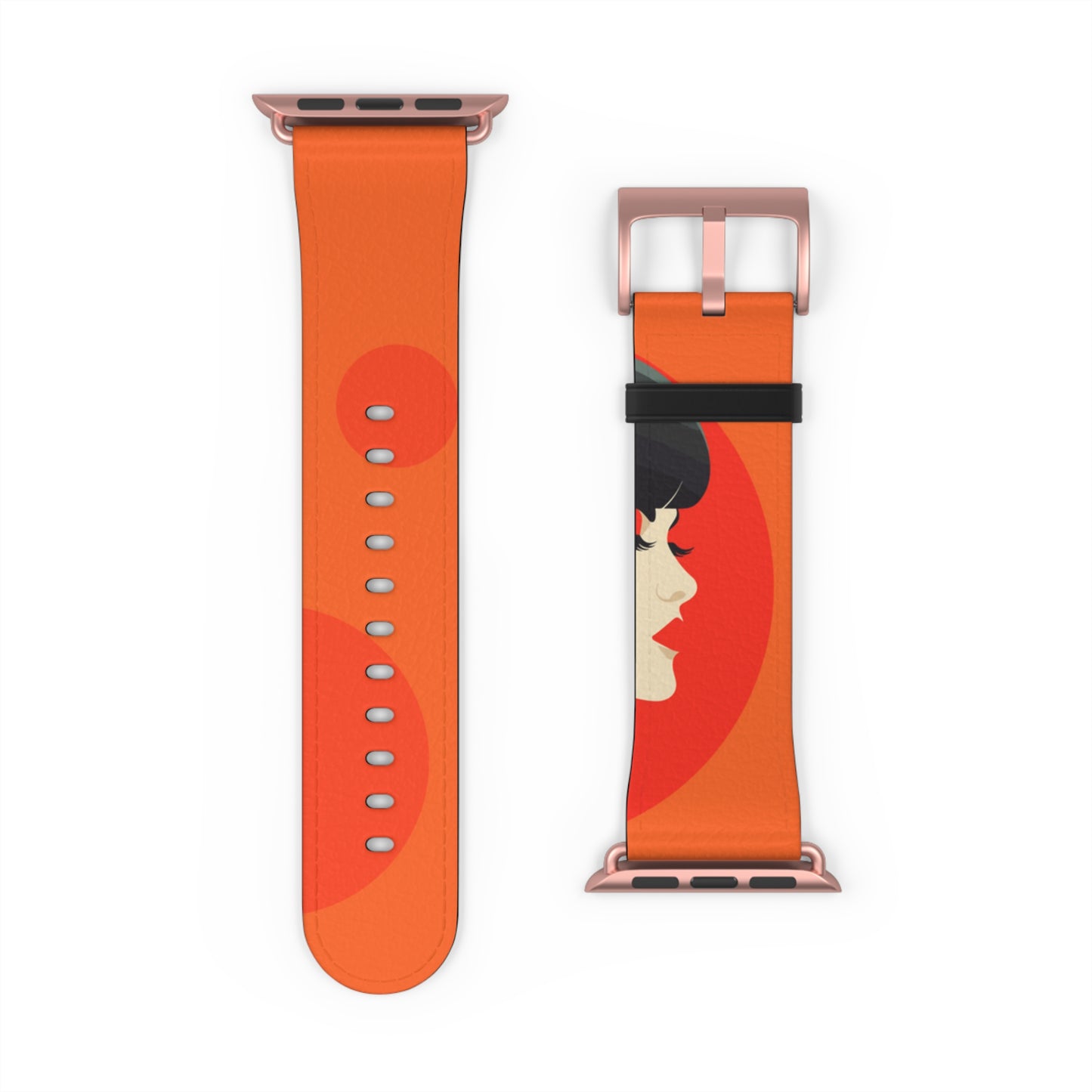 MODERN APPLE® WATCH BAND - ORANGE