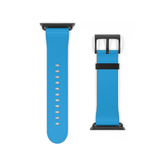 AZURE BLUE APPLE® WATCH BAND- PANTONE® 299