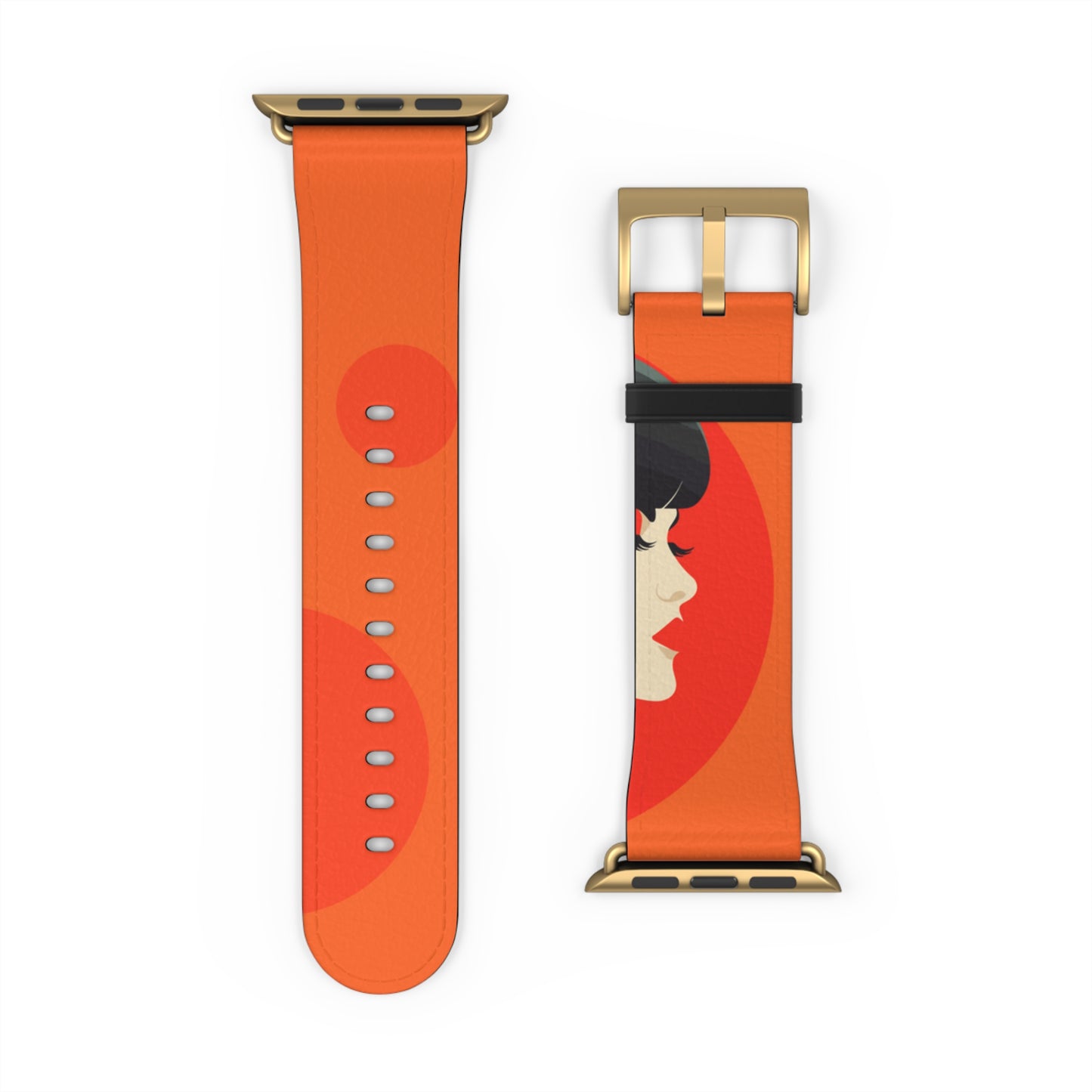 MODERN APPLE® WATCH BAND - ORANGE