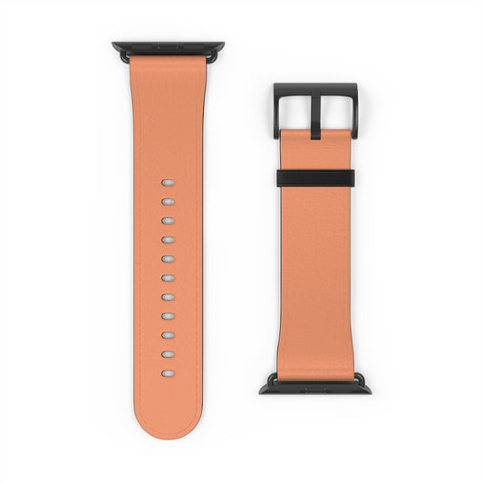 SALMON APPLE® WATCH BAND- PANTONE® 163