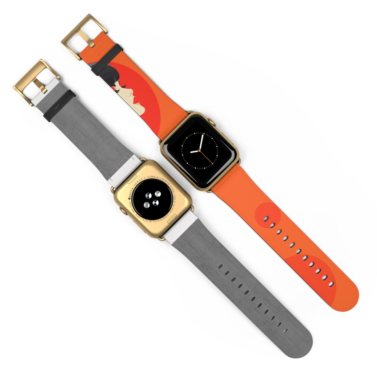 MODERN APPLE® WATCH BAND - ORANGE