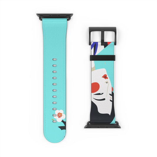 BLUE KIMONO APPLE® WATCH BAND