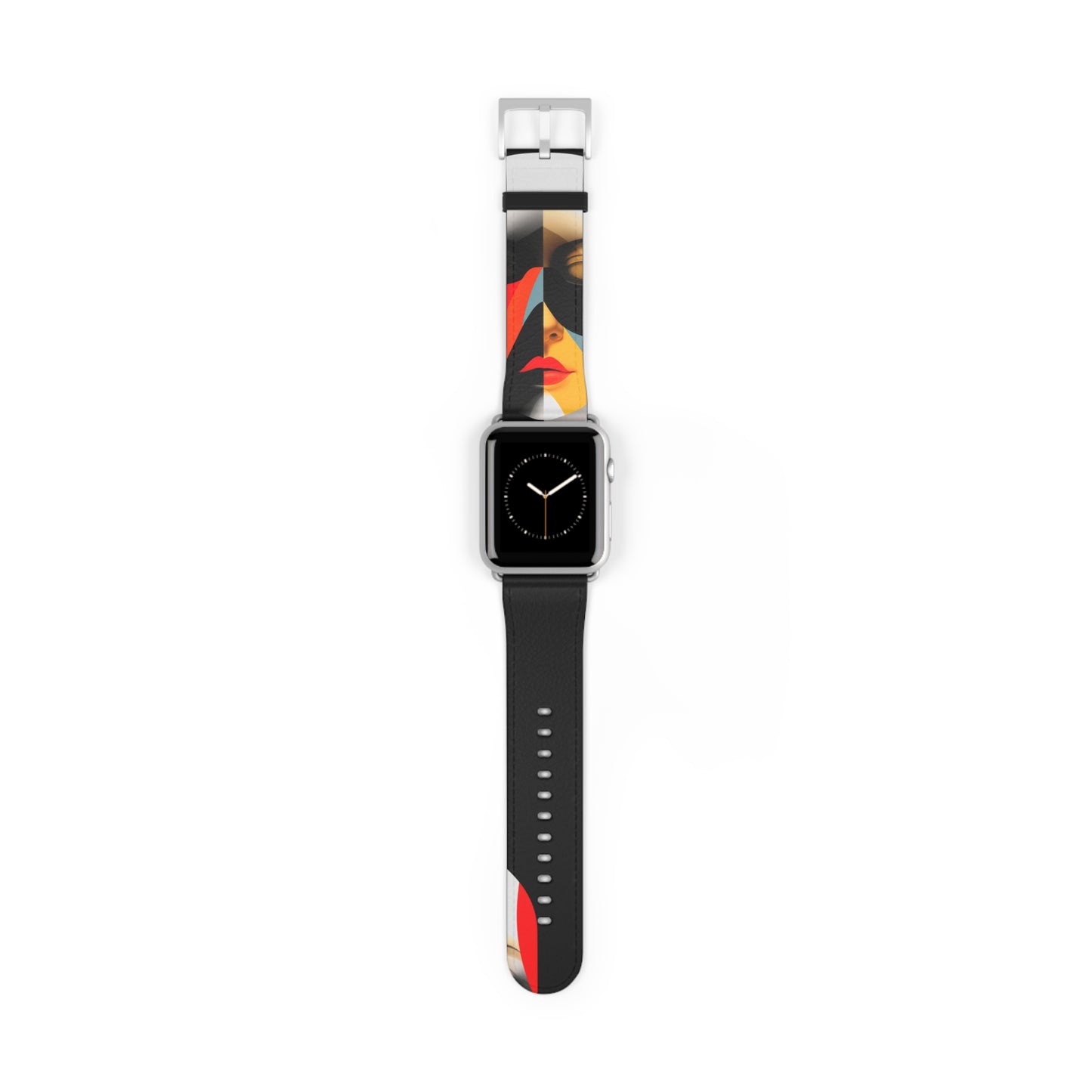 BLACK & RED APPLE® WATCH BAND