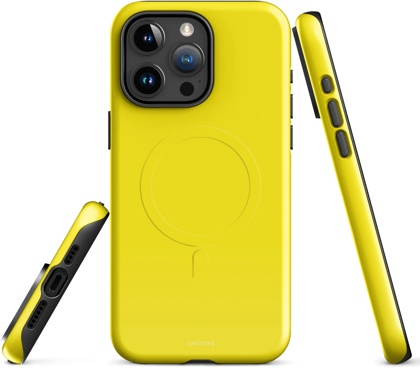 Lemon Yellow iPhone Case