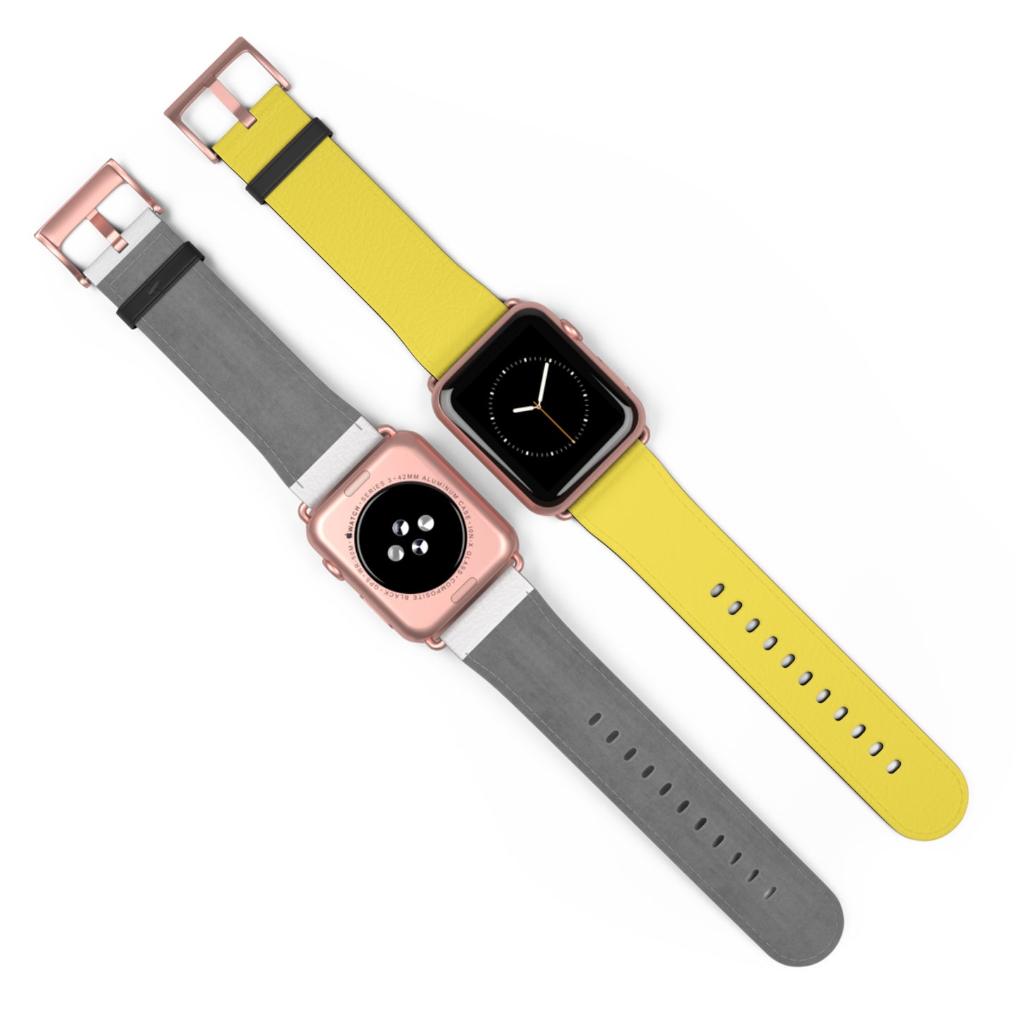 SOLID COLOR YELLOW APPLE® WATCH BAND- PANTONE® 106