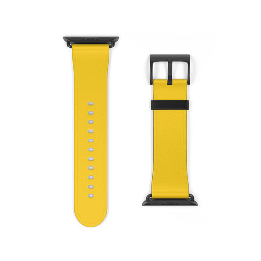 SOLID COLOR YELLOW APPLE® WATCH BAND- PANTONE® 109