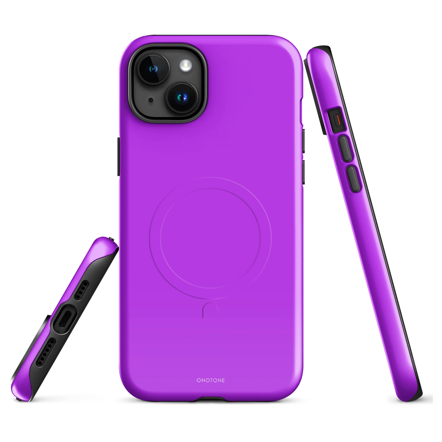 Neon Purple iPhone Case