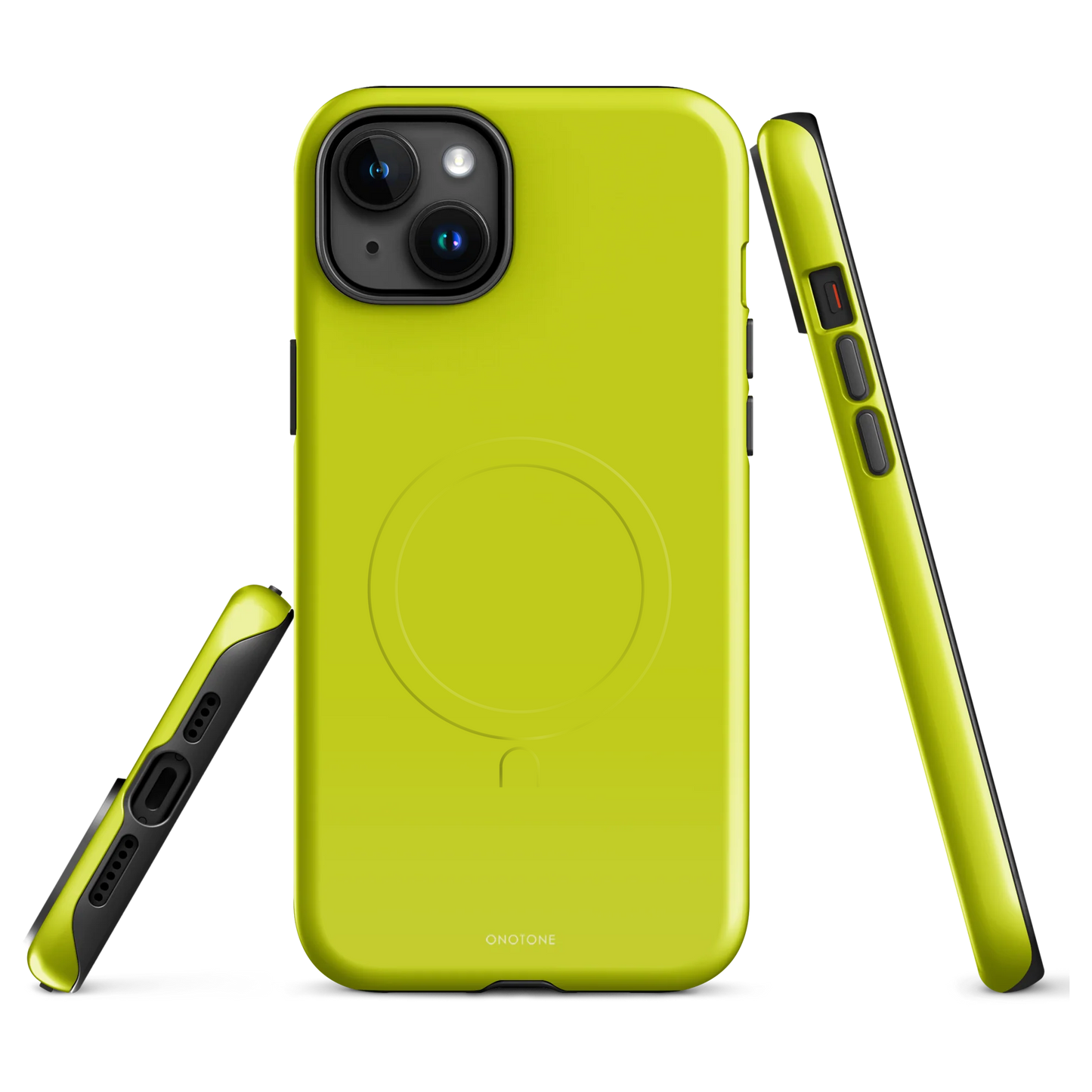 Acid Green-Yellow iPhone Case