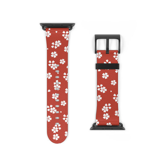 SAKURA FLOWER JAPANESE INDIGO DESIGN APPLE® WATCH BAND