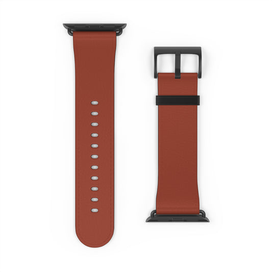 BROWN APPLE® WATCH BAND- PANTONE® 174