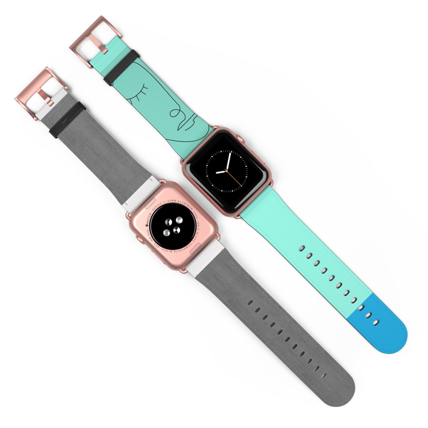 BLUE MODERN APPLE® WATCH BAND