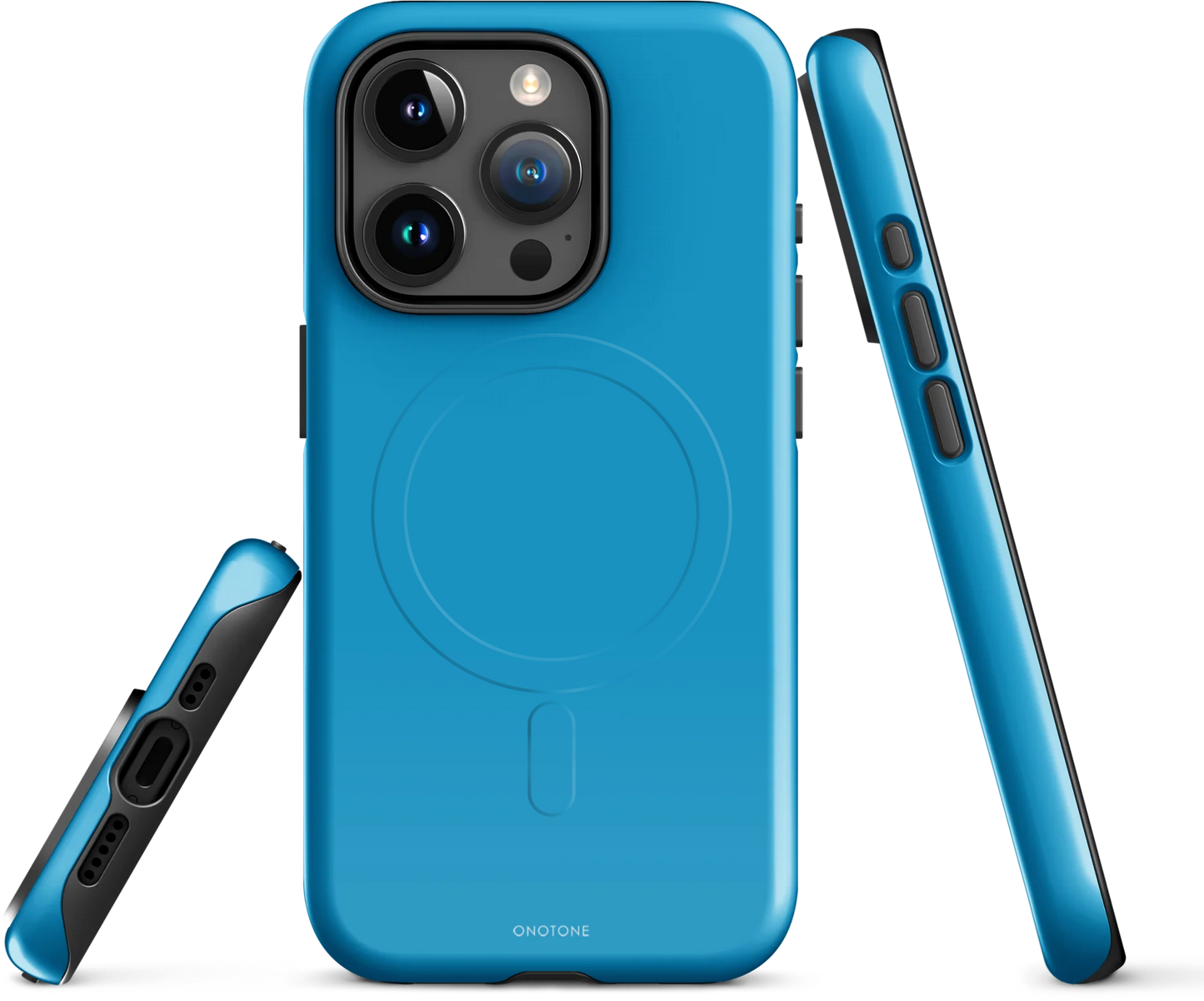 Neon Blue iPhone Case - Pantone 801