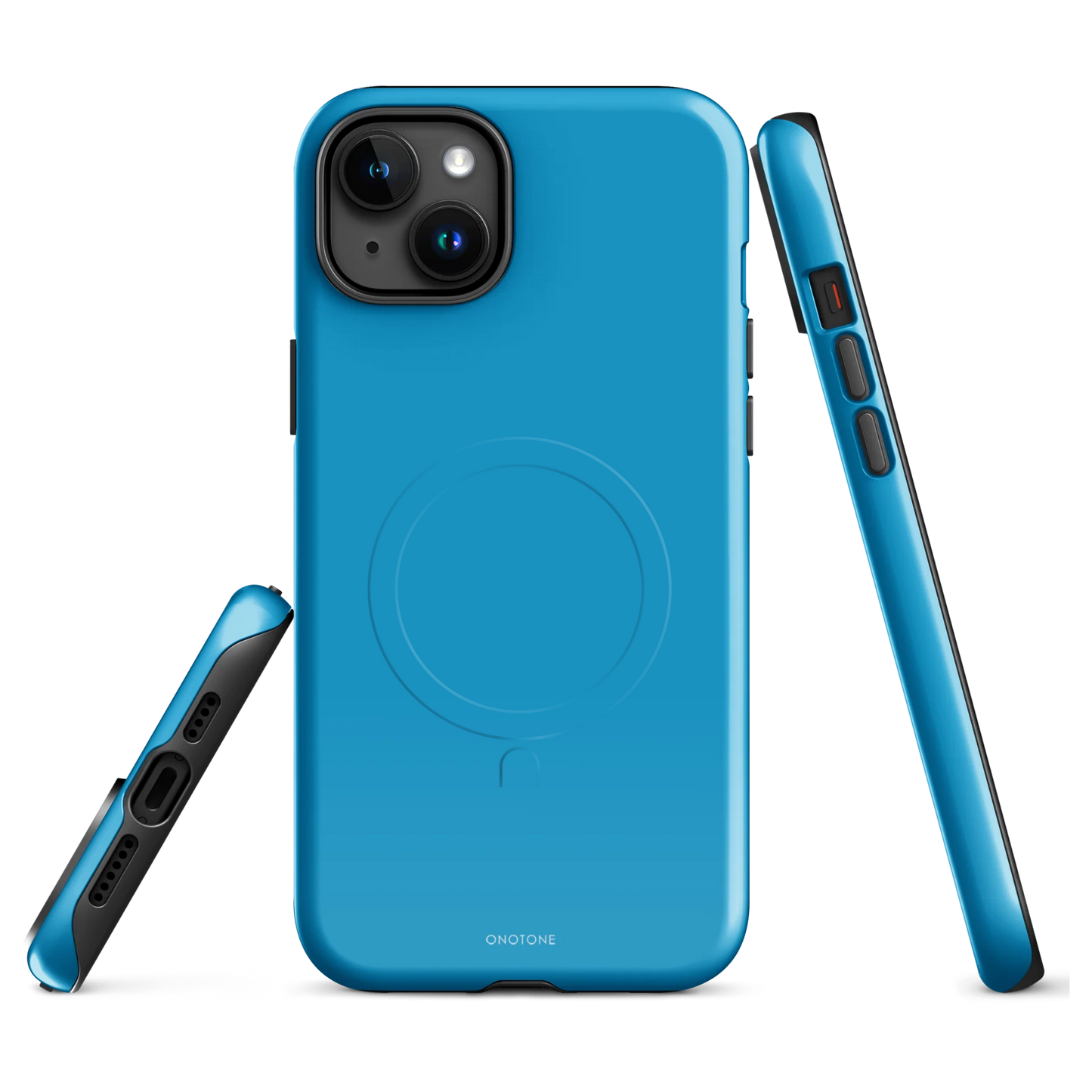 Neon Blue iPhone Case - Pantone 801