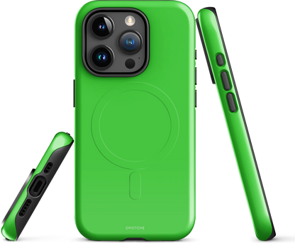 Neon Green iPhone Case - Pantone 802