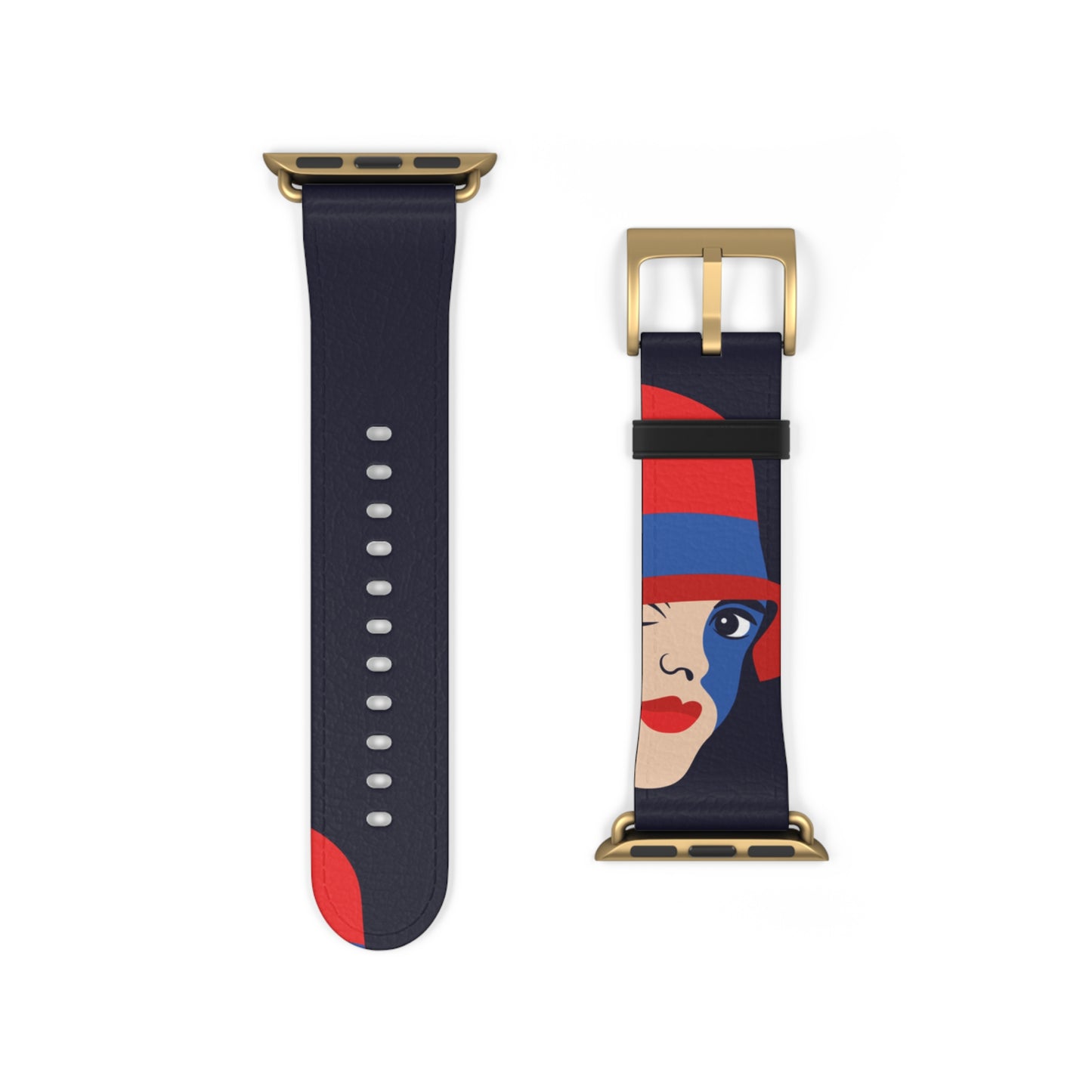 RED MODERN APPLE® WATCH BAND