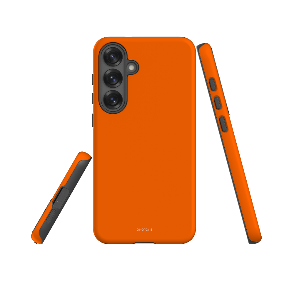 NEON ORANGE SAMSUNG GALAXY CASE