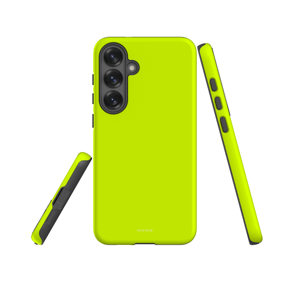 NEON YELLOW SAMSUNG GALAXY CASE - PANTONE SAFETY YELLOW