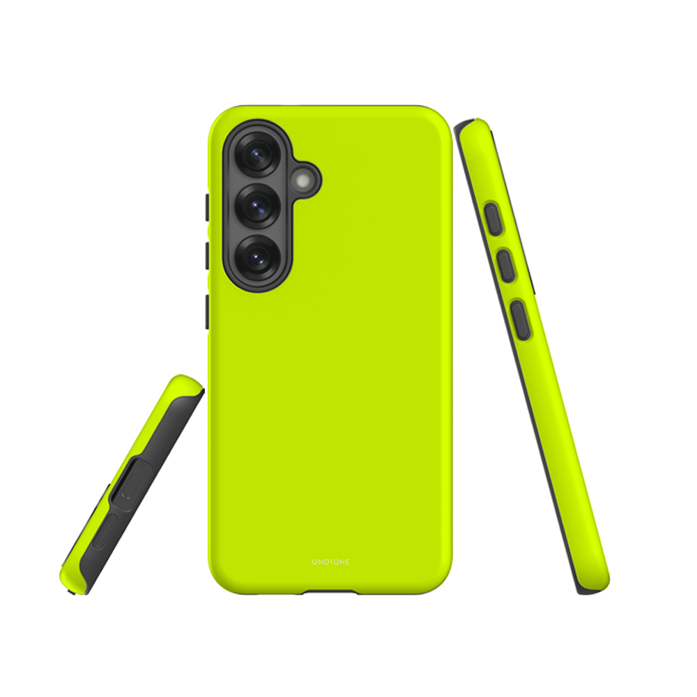 NEON YELLOW SAMSUNG GALAXY CASE - PANTONE SAFETY YELLOW