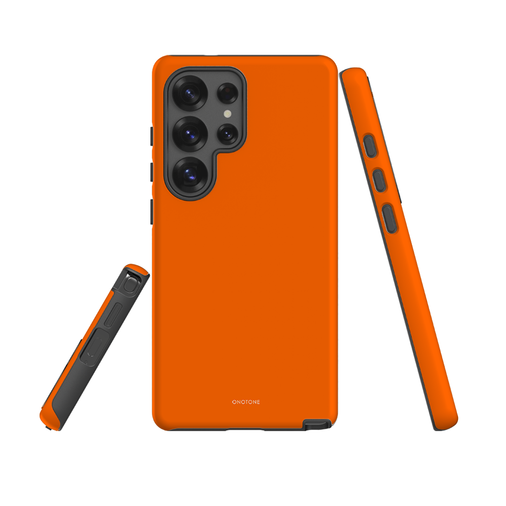 NEON ORANGE SAMSUNG GALAXY CASE