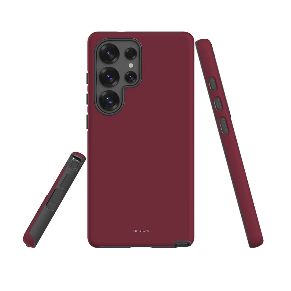 Solid Color Maroon Samsung Galaxy Case - Pantone® 195