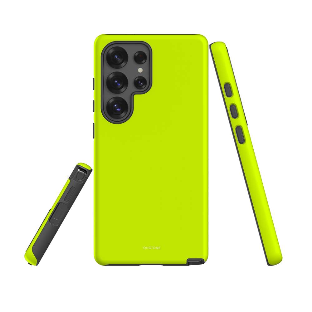 NEON YELLOW SAMSUNG GALAXY CASE - PANTONE SAFETY YELLOW