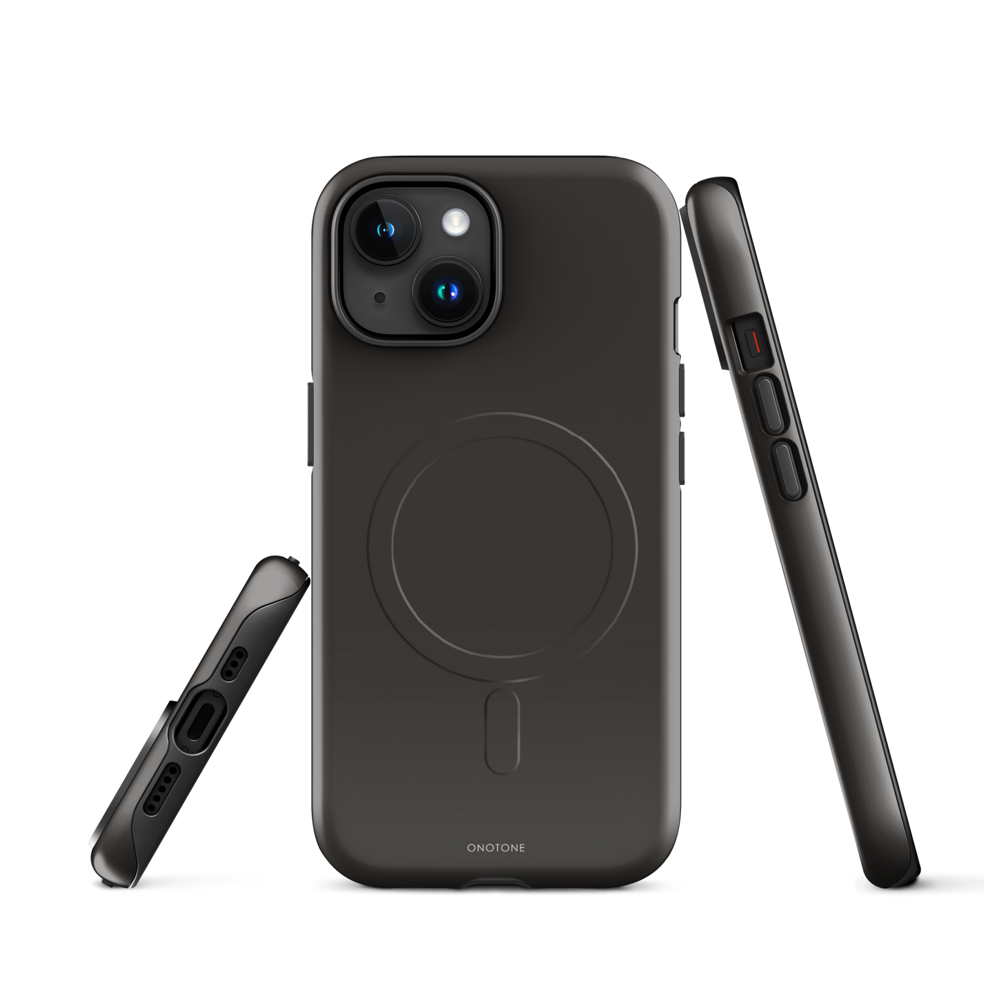 BLACK MINIMALIST IPHONE® CASE - PANTONE® BLACK