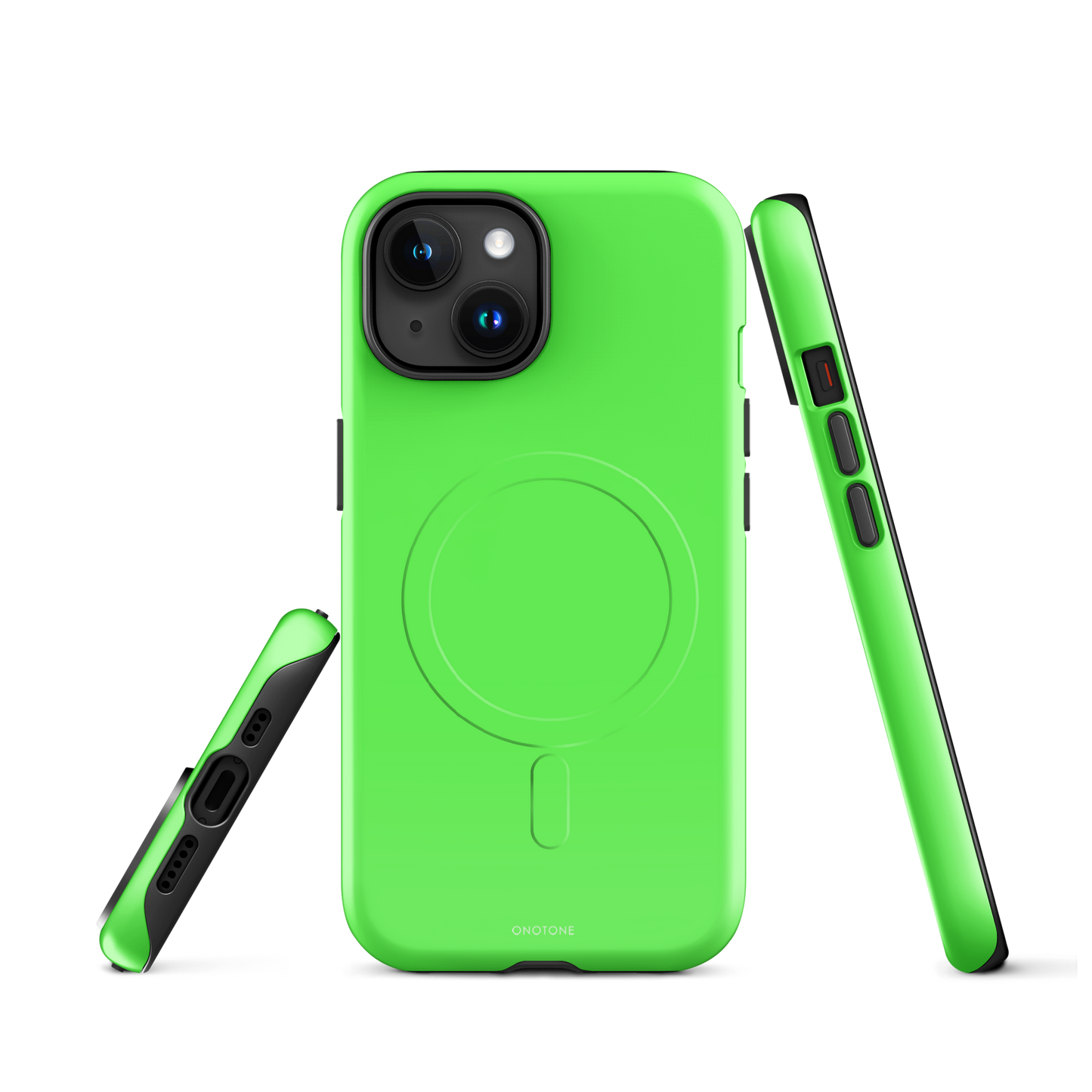 Neon Green iPhone Case - Pantone Green Gecko