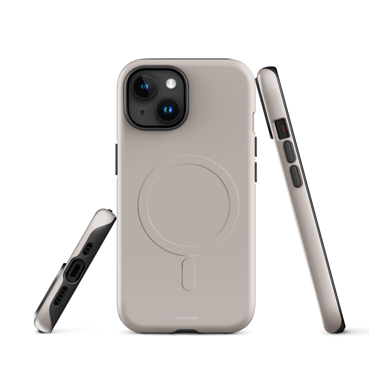 BEIGE GRAY MINIMALIST IPHONE® CASE - PANTONE® 406