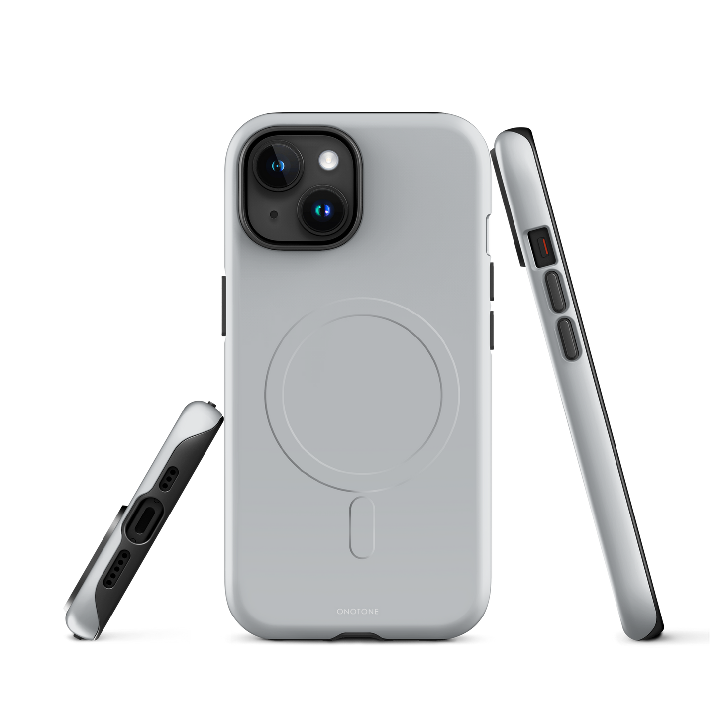 GRAY MINIMALIST IPHONE® CASE - PANTONE® 428