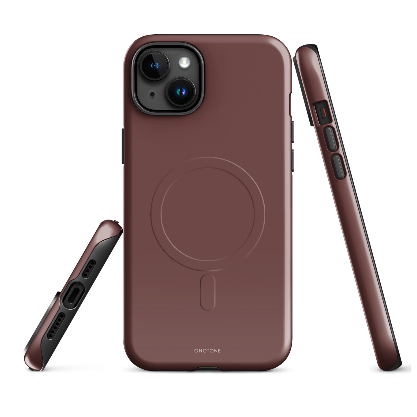 DARK BROWN MINIMALIST IPHONE® CASE - PANTONE® HOT CHOCOLATE