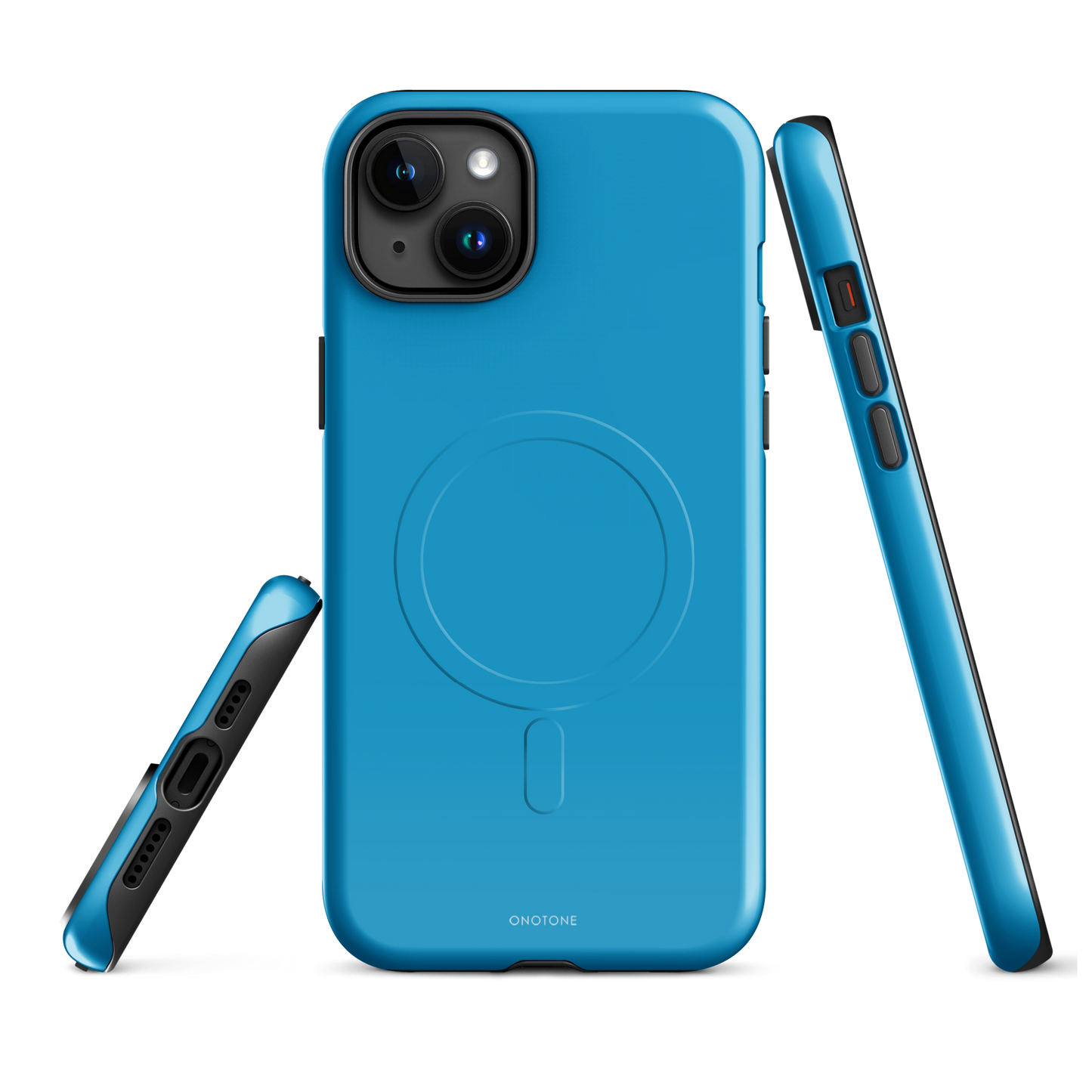 Neon Blue iPhone Case - Pantone 801