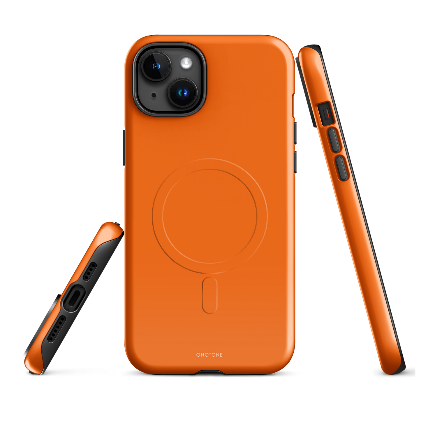 Neon Orange iPhone Case