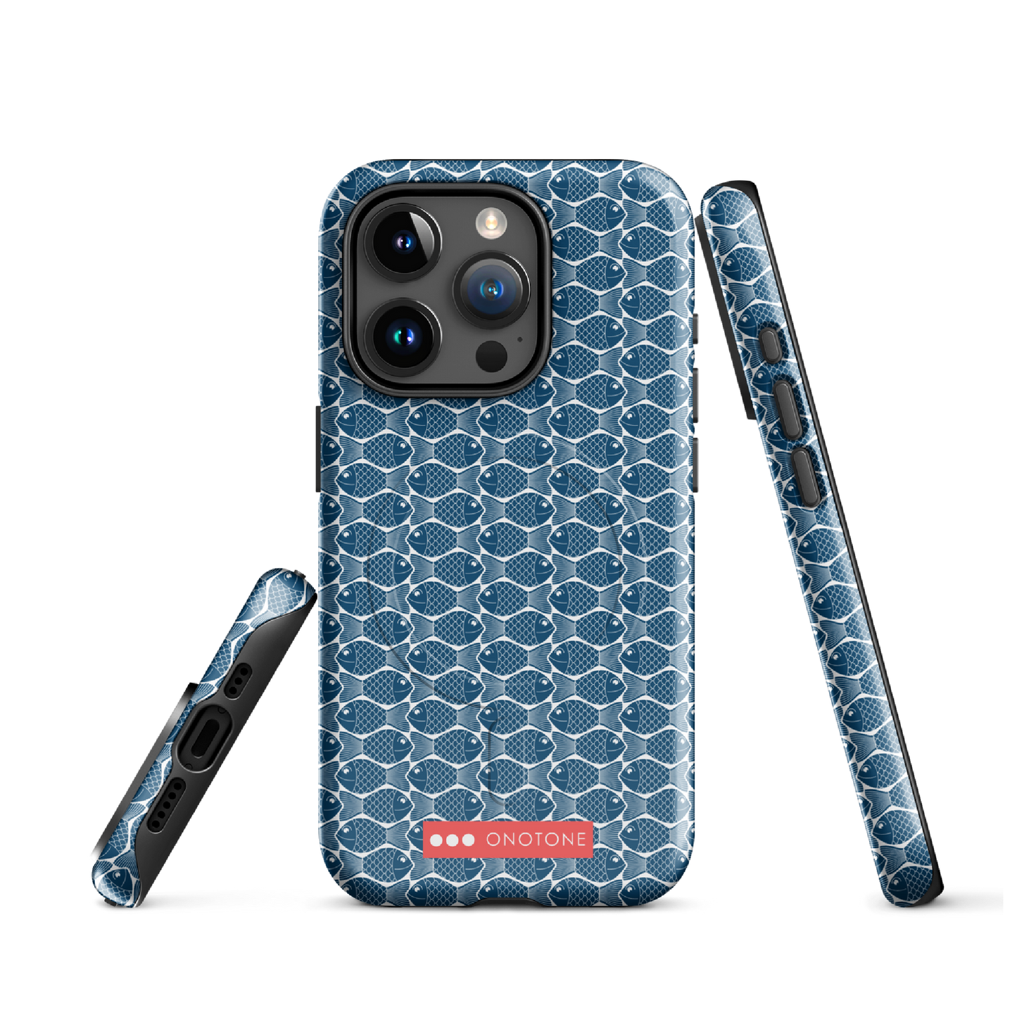 Japanese iPhone® Case with traditional Indigo patterns