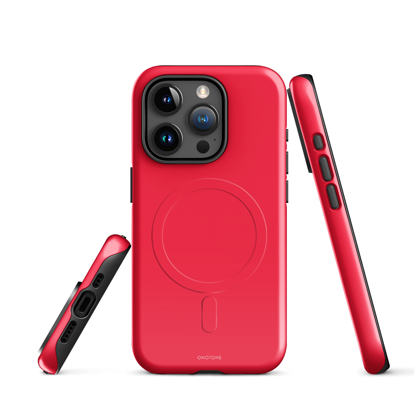 Neon Red iPhone Case