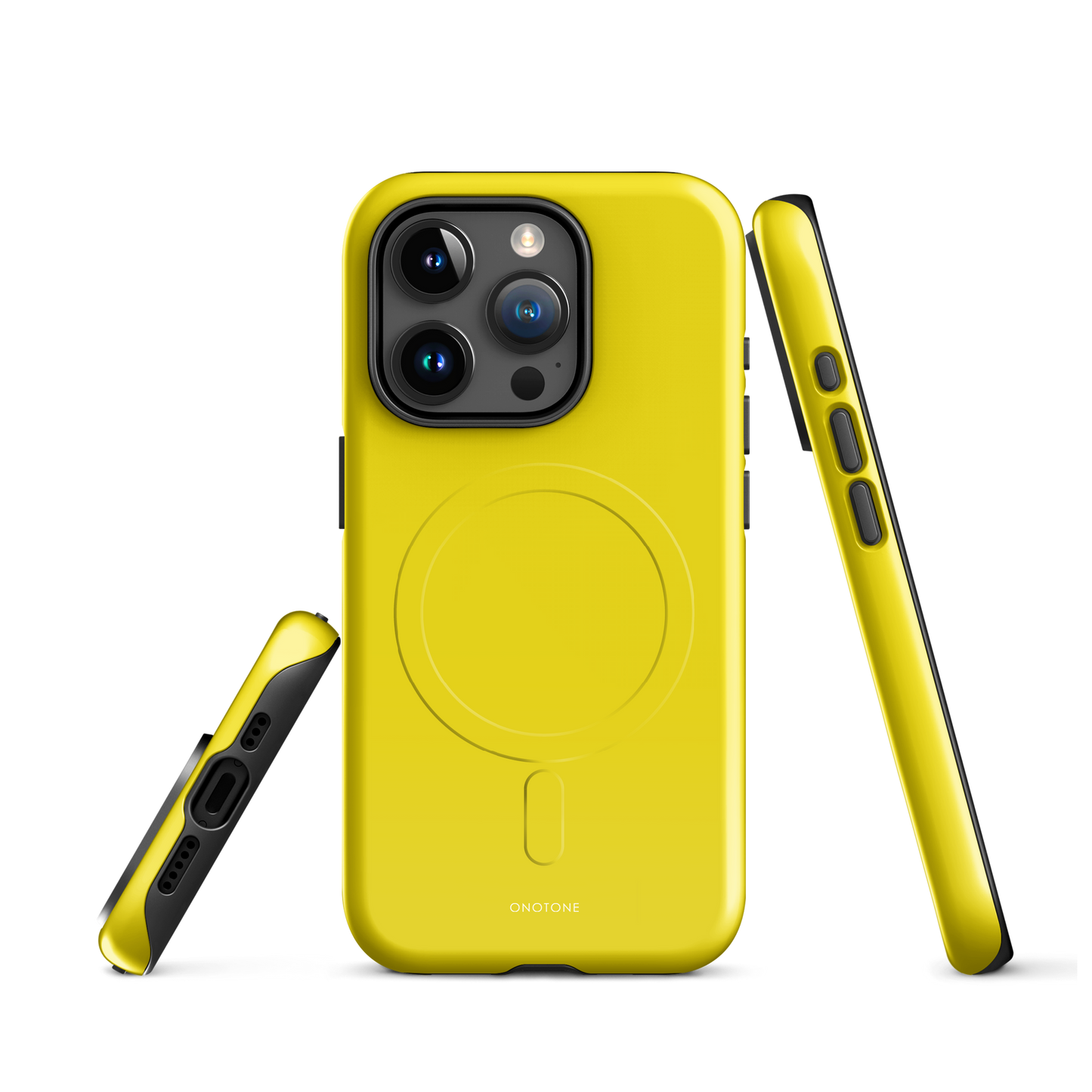 Solid Color yellow iPhone® Case - Pantone® 102