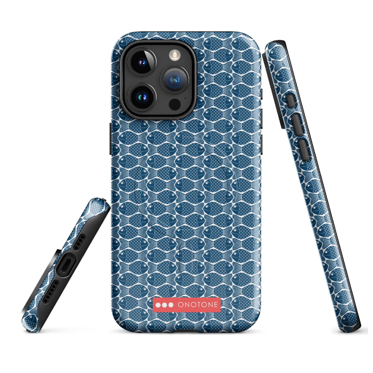 Japanese iPhone® Case with traditional Indigo patterns