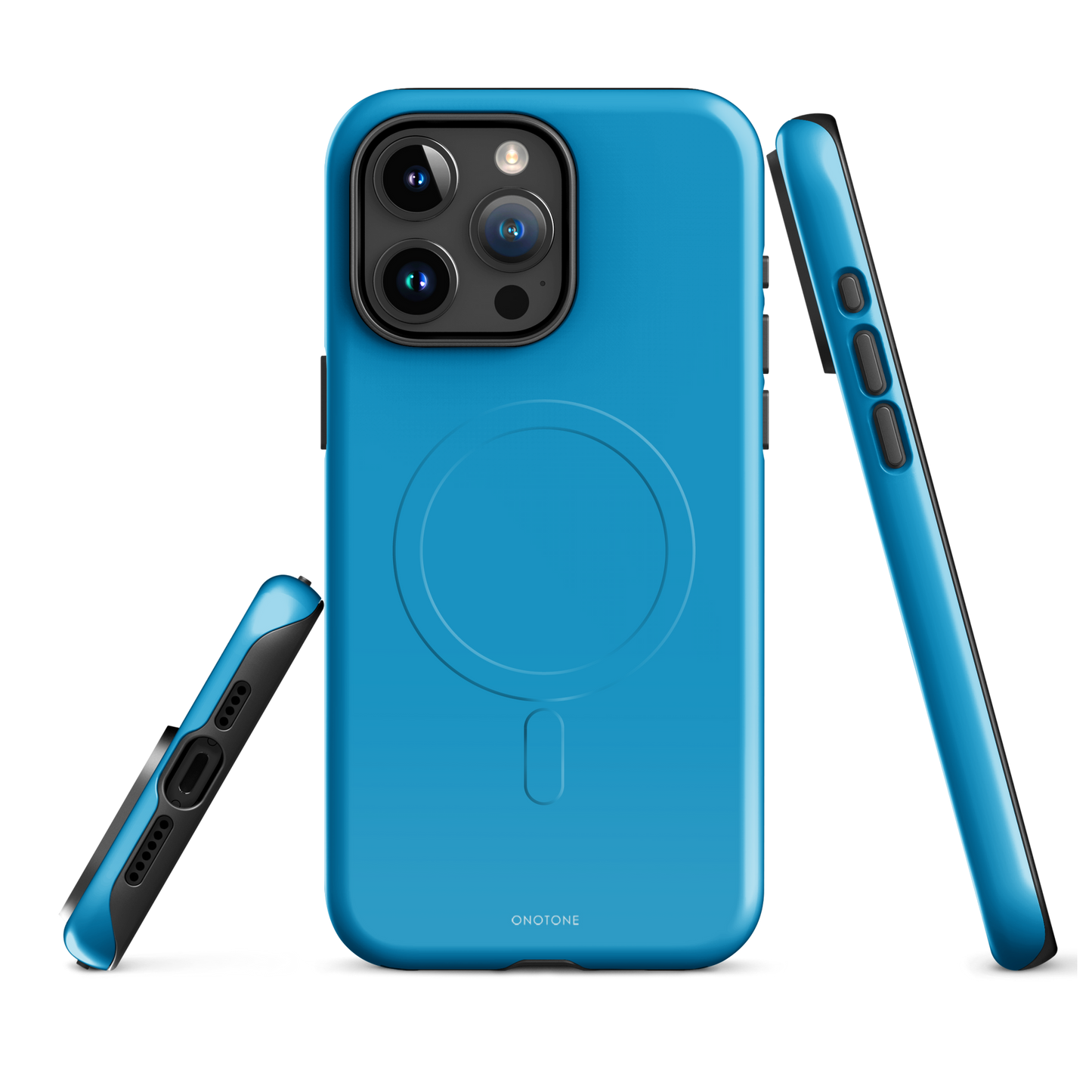 Neon Blue iPhone Case - Pantone 801