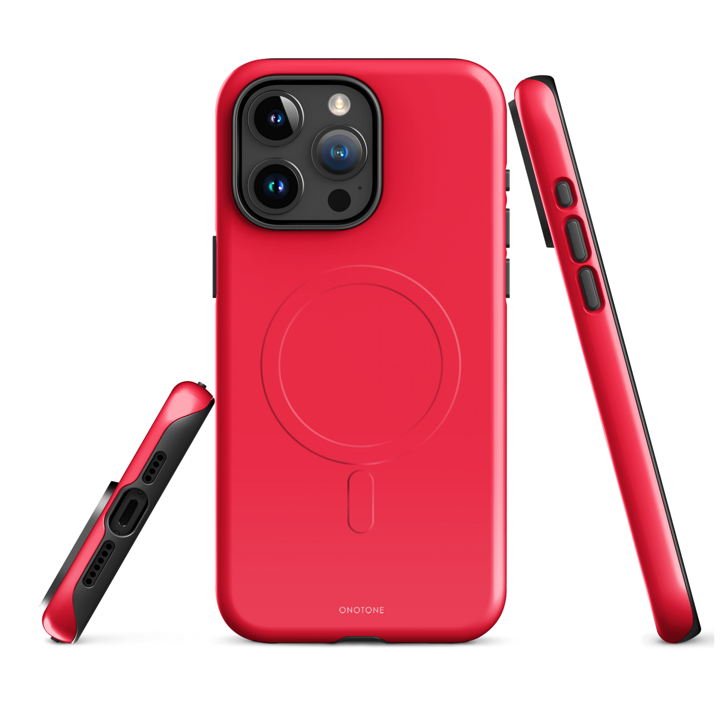 Neon Red iPhone Case