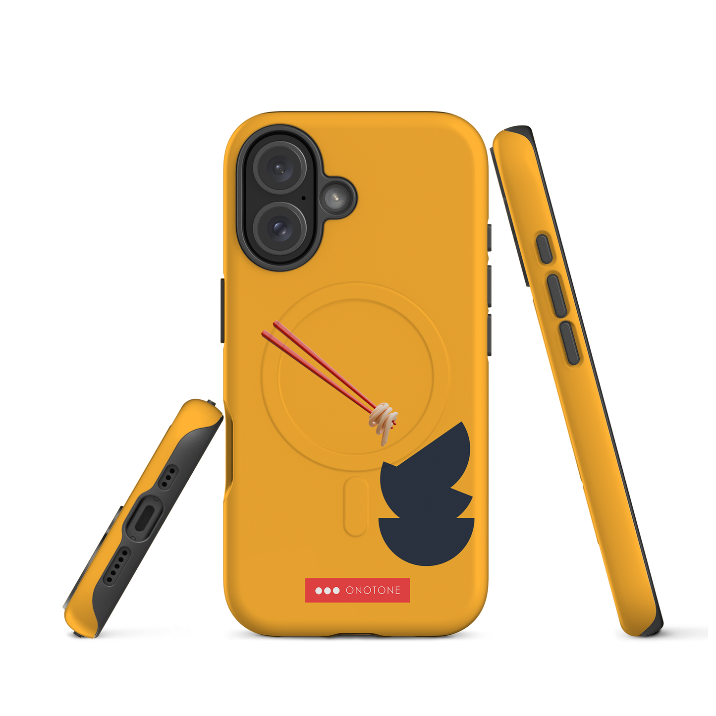 Dual Layer yellow modern iPhone® Case