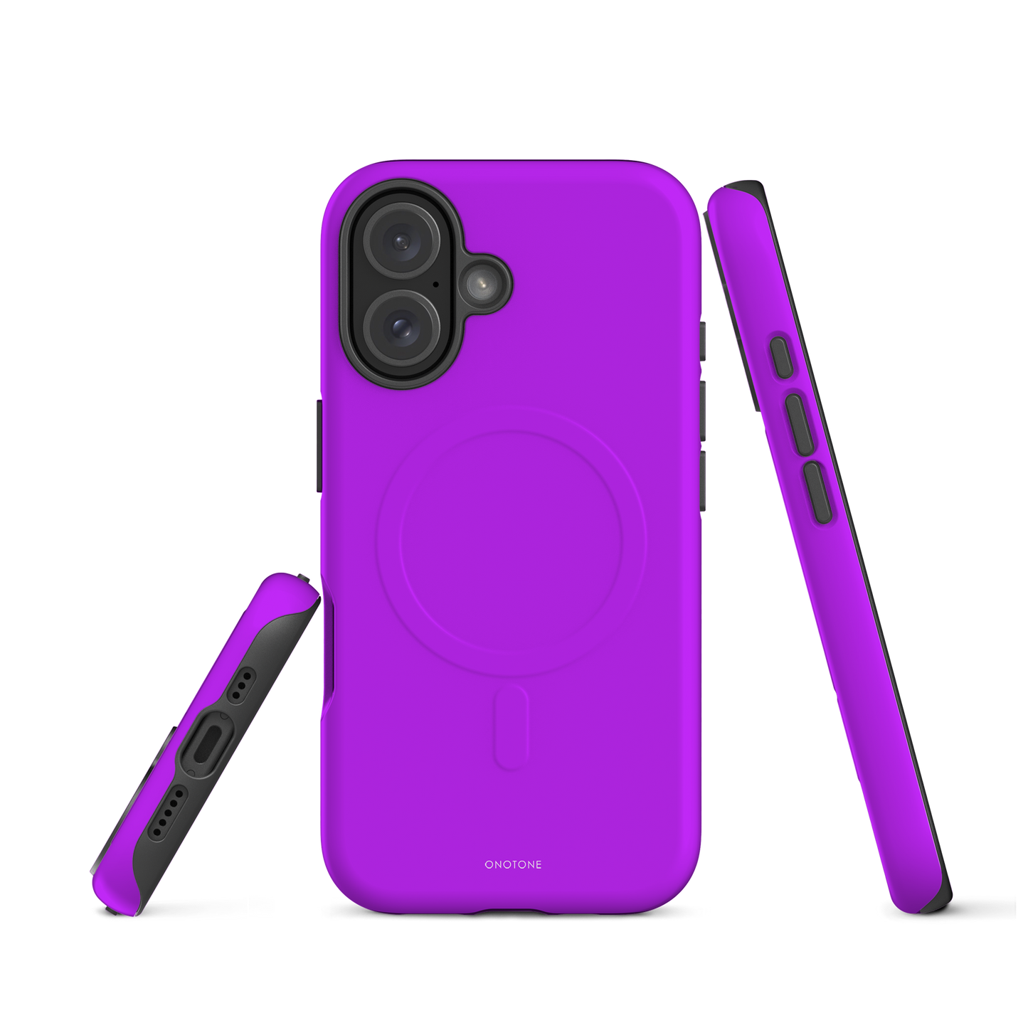 Neon Purple iPhone Case