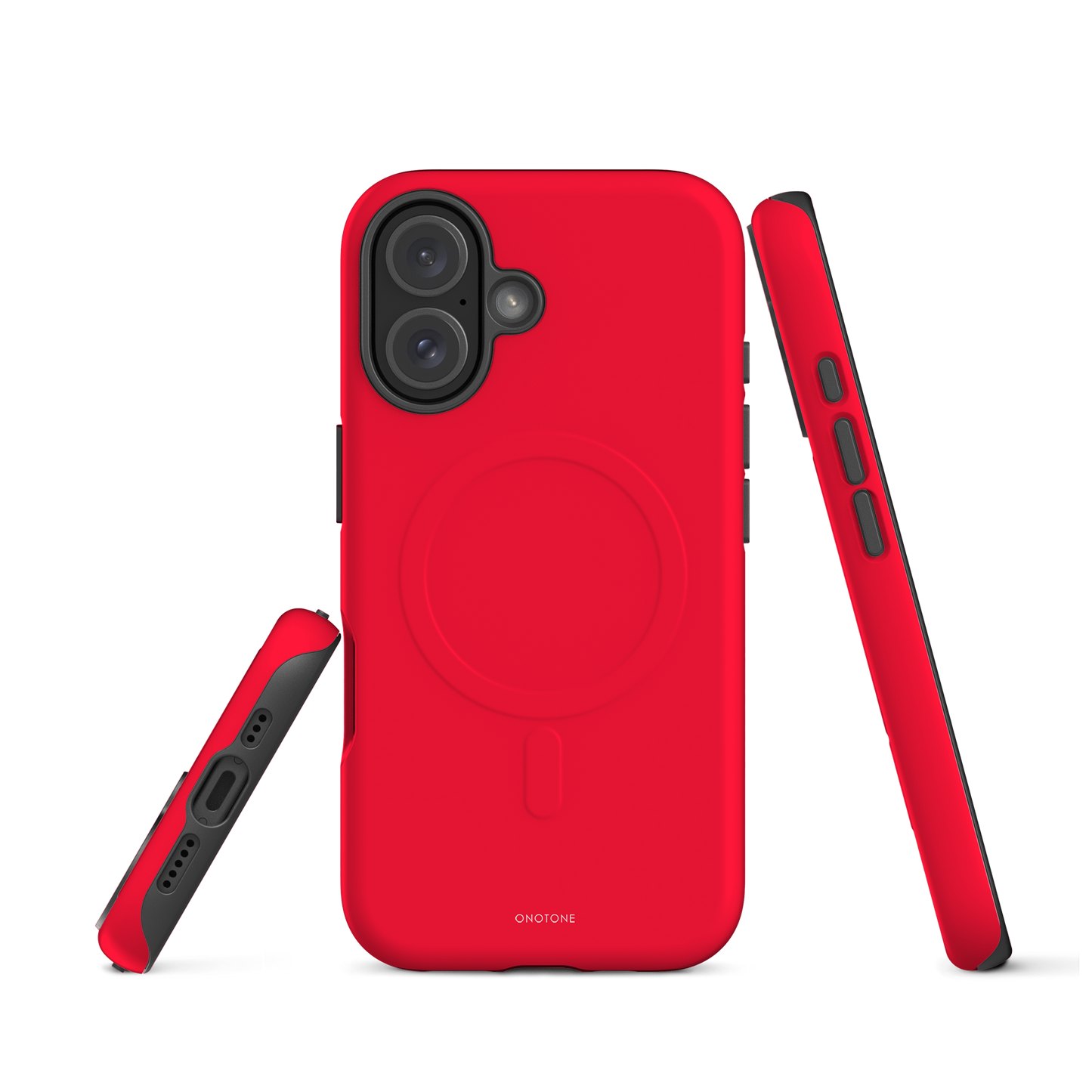 Neon Red iPhone Case