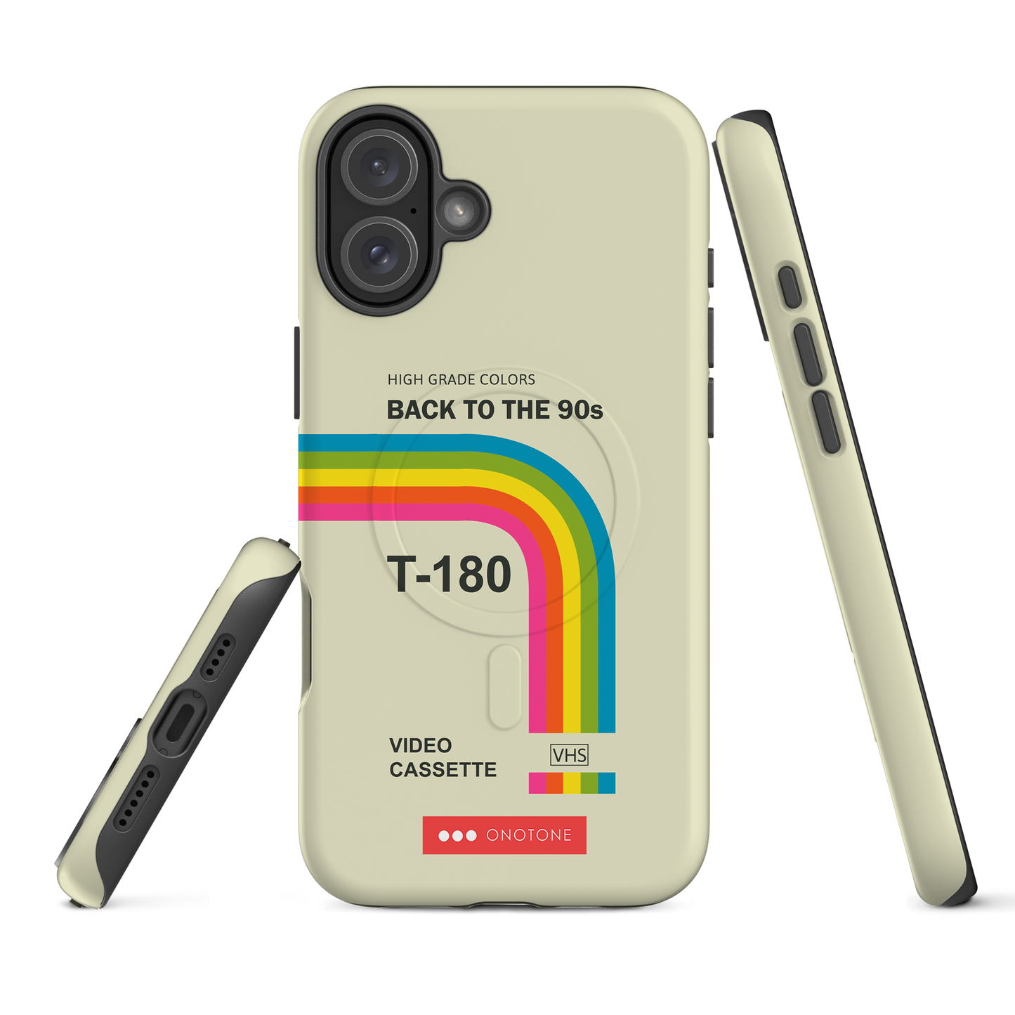 Dual Layer back to 90s VHS modern iPhone® Case