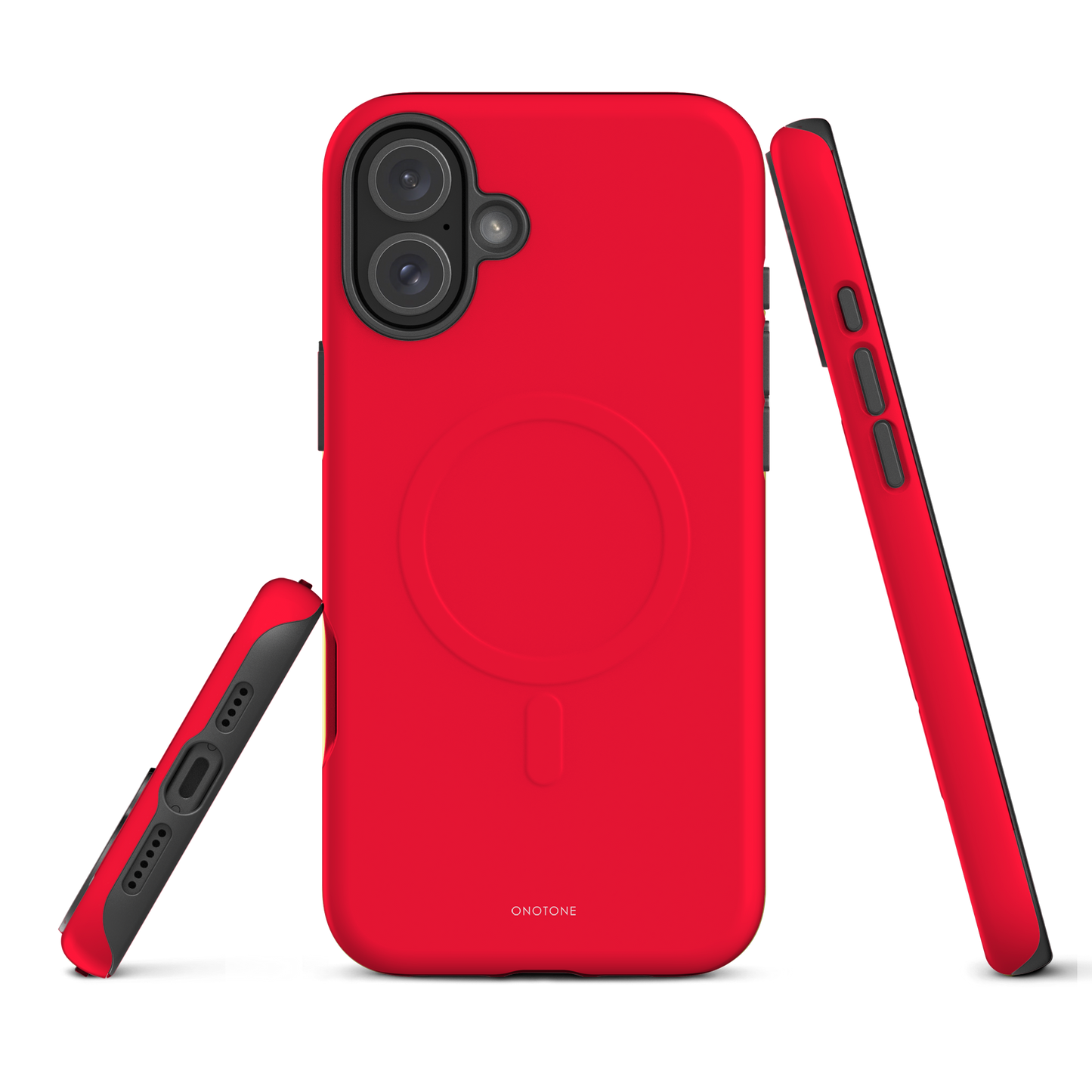 Neon Red iPhone Case