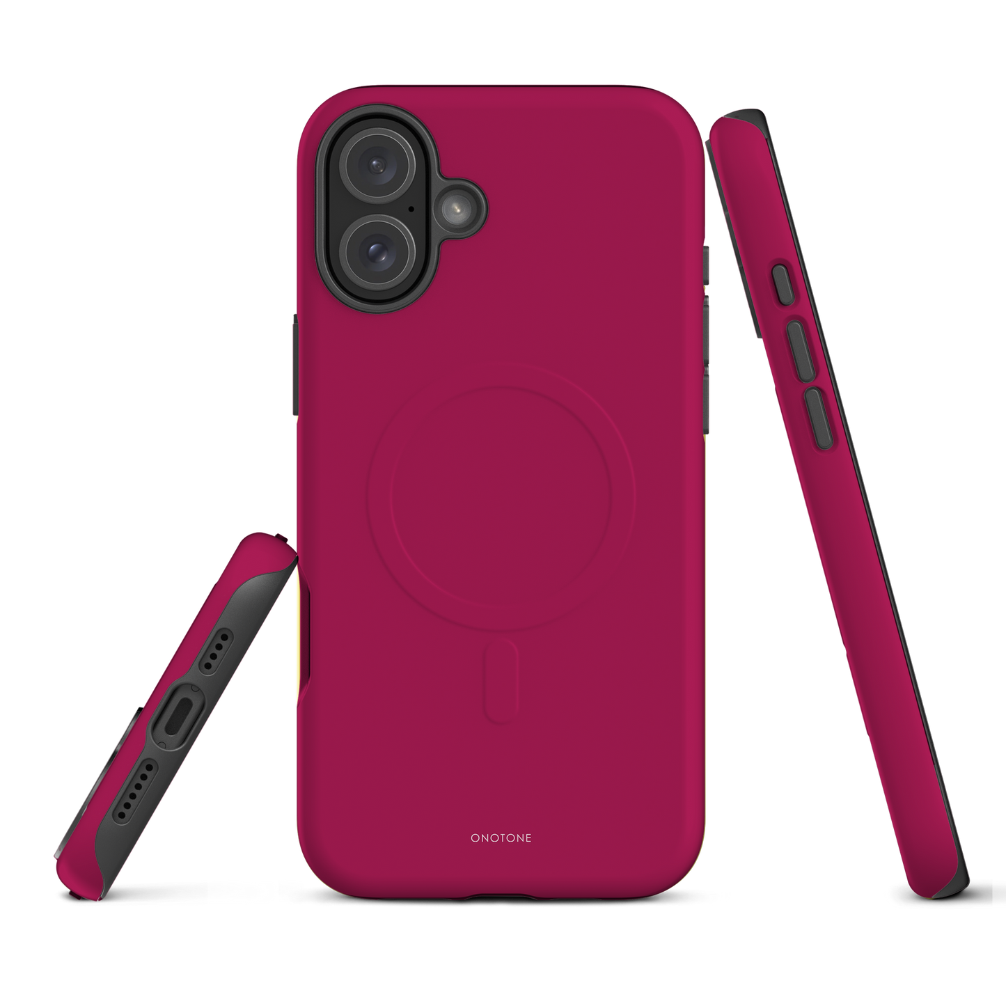 Solid Color pink iPhone® Case - Pantone® 220