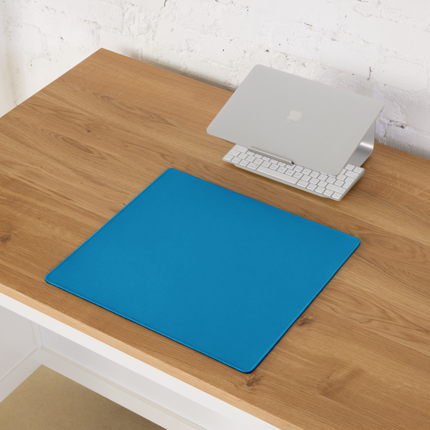 Neon Blue Desk Pad - Pantone801